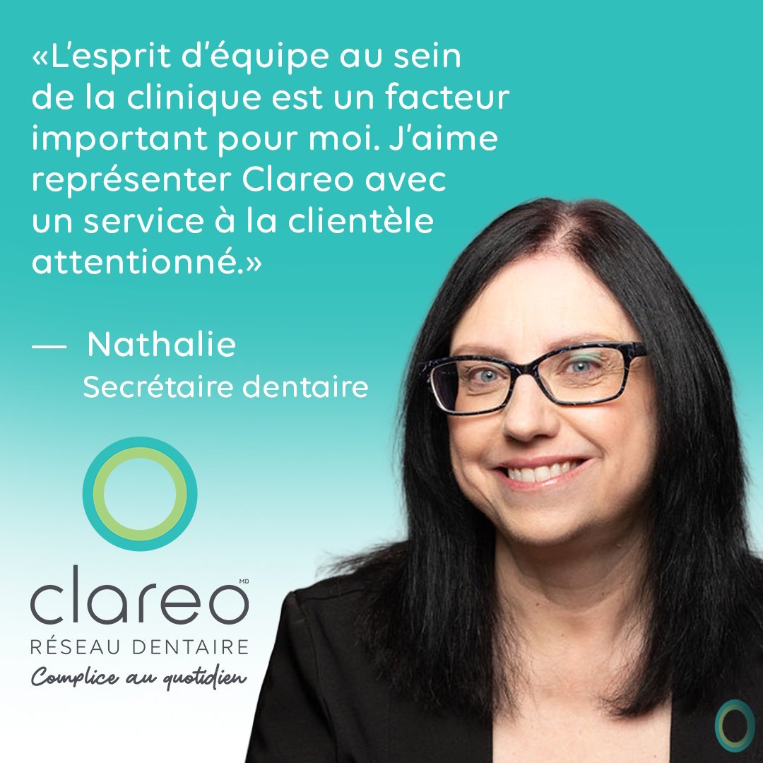 Nathalie secrétaire dentaire